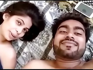 Indian lovers going to bed